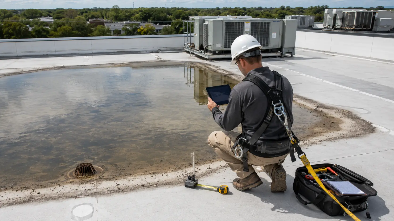 Ponding Water on Low-Slope Roofs in the Lowcountry: Why It Matters 3 image 6a75dc25b202a