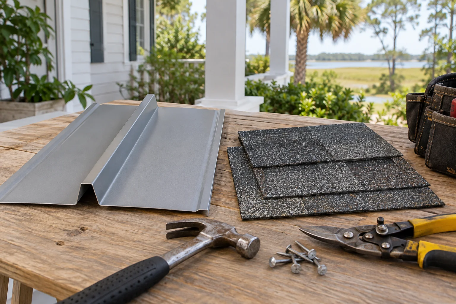 Metal vs Shingle Roofing in Mount Pleasant, SC: Best Roofing Materials for Coastal Homes 3 Metal Roof vs Shingle Roof Cost
