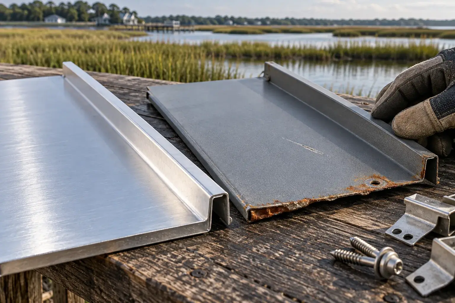 Is a Metal Roof Worth It for Homes Near Marshes, Creeks, and Salt Air? 1 Best Metal Roofing Materials for Homes Near Saltwater